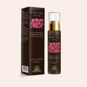 DIAR ARGAN – Aceite corporal sensual de argán puro y rosa de marruecos