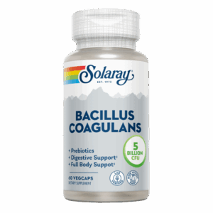 Solaray® - Bacillus Coagulans - 60 Vegcaps. Sin Leche. Apto Para Veganos. - Enzimas y ayuda distiva