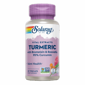 Solaray® - Turmeric ( Bromelain & Boswelia) - 60 Vegcaps. Apto Para Veganos - Extractos vitales