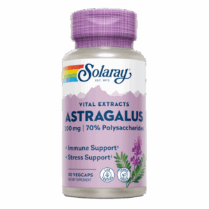 Solaray® - Astragalus 200 Mg- 30 VegCaps. Apto Para Veganos - Extractos vitales