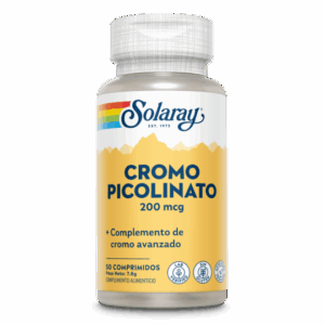 Solaray® - Chromium Picolinate 200 Mcg. Sin Gluten. Apto Para Veganos - Minerales