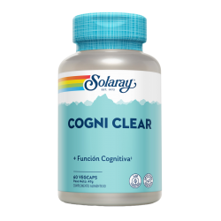 Solaray® - Cogni Clear- 60 Vegcaps. Apto Para Veganos. - Apoyo cognitivo