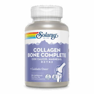 Solaray® - Collagen Bone Complete-90 VegCaps. Sin Gluten. - Apoyo osteoarticular