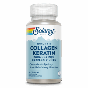 Solaray® - Collagen Keratin-60 Cápsulas - Cuidado pelo