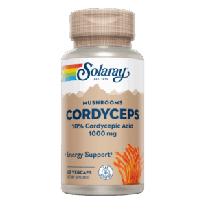 Solaray® - Cordyceps Ext.-60 VegCaps. Apto Para Veganos. Sin Gluten. - Hongos
