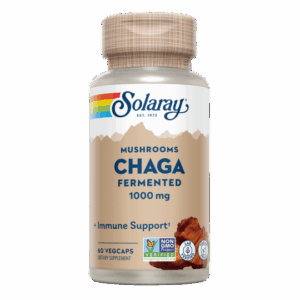 Solaray® - Chaga Fermented Mushroom. Sin Gluten. Apto Para Veganos - hongos