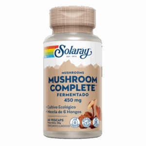 Solaray® - Fermented Mushroom Complete™-60 VegCaps. Orgánico. Apto Para Veganos. Sin Gluten. - Hongos