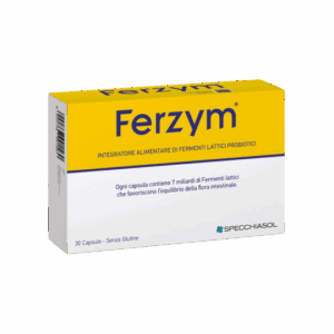 Specchiasol® - Ferzym Plus - 30 Cápsulas. Sin Gluten.