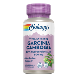 Solaray® - Garcinia Cambogia 500 Mg - 60 VegCaps. Apto Para Veganos. - Dieta