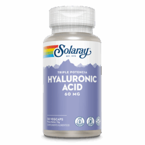 Solaray® - Hyaluronic Acid-30 VegCaps Con Protección Entérica.Sin Gluten. - PIEL , CABELLO Y UÑAS
