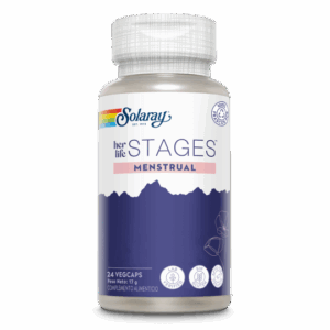Solaray® - Menstrual Stages- 24 Vegcaps. Sin Soja. Apto Para Veganos. Sin Gluten. - Menstrualidad