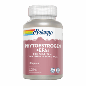 Solaray® - Phytoestrogen™Plus Efas™ -60 Perlas. Sin Gluten. - Mujer
