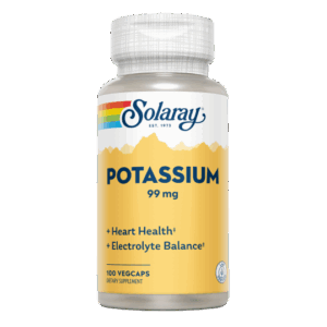 Solaray® - Potasio Citrato - 60 VegCaps. Apto Para Veganos - Minerales