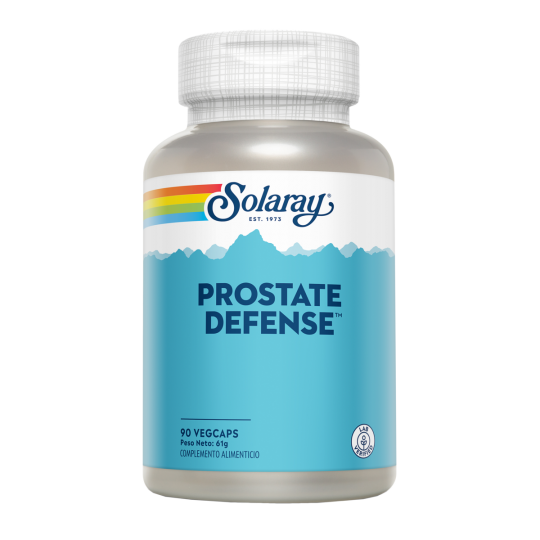 Solaray® - Prostate Defense™-90 Vegcaps. Apto Para Veganos - Salud Masculina