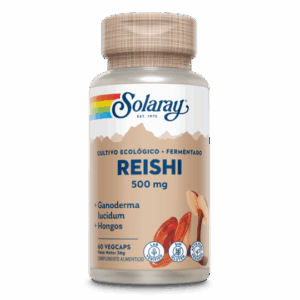 Solaray® - Reishi 500 Mg- 60 VegCaps. Orgánico. Sin Gluten. Apto Para Veganos - Hongos