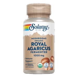 Solaray® - Royal Agaricus (Champiñon Del Sol) 500 Mg-60 VegCaps. Sin Gluten. Apto Para Veganos. - hongos