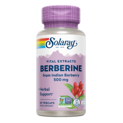 Solaray® - Super Berberine - 60 Vegcaps. Apto Para Veganos. Sin Gluten. - Complejos herbarios