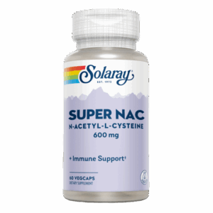 Solaray® - Super Nac 600 - 60 Vegcaps. Sin Gluten. Apto Para Vegetarianos. - Aminoácidos