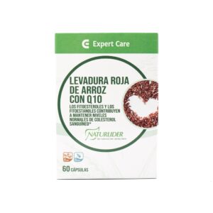 LEVADURA ROJA DE ARROZ CON Q 10 ESTUCHE 60 vcaps -  antioxidante reductor del colesterol