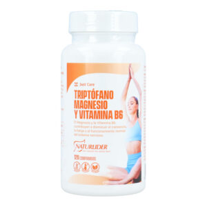 TRIPTOFANO MAGNESIO VITAMINA B6 120 comp - suplemento natural para el descanso y el bienestar emocional, favorece el sueño reparador, reduce el estrés y apoya la relajación muscular