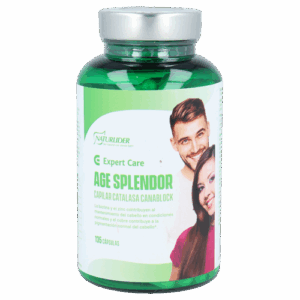 AGE SPLENDOR CAPILAR CATALASA CANABLOCK 135 vcaps - cuidado capilar