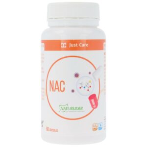 NAC 600 mg N ACETIL CISTEINA 60 vcaps - ideal para programas detox e inmunológicos