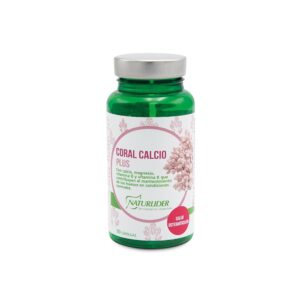 CORAL CALCIO PLUS 90 vcaps - combate la osteoporosis, perdida ósea y la deficiencia de vitamina D o Magnesio