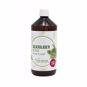 SILICIOLIDER 1 litro - suplemento remineralizante y depurativo, fortalece huesos y articulaciones, apoya piel y cabello y favorece la depuración natural