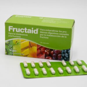 FRUCTAID 120 caps GLUCOSA ISOMERASA -  alivio de los sintomas de intolerancia a la fructosa